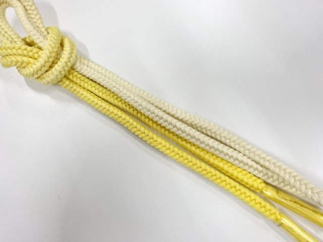 JAPANESE KIMONO / UNUSED HAND-TIED OBIJIME